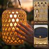 Solarbetriebene Chinesische, Imitation Rattan Hängelampen, Baummontierte Dekorative Gartenleuchten, Balkon