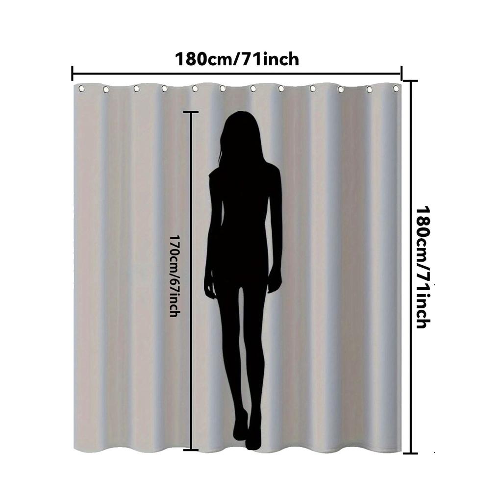 Eleganter gold- und weißfarbener wasserdichter Duschvorhang mit floralem Muster – Perfekt, um Ihrer Badezimmerdeko eine luxuriöse und stilvolle Note zu verleihen