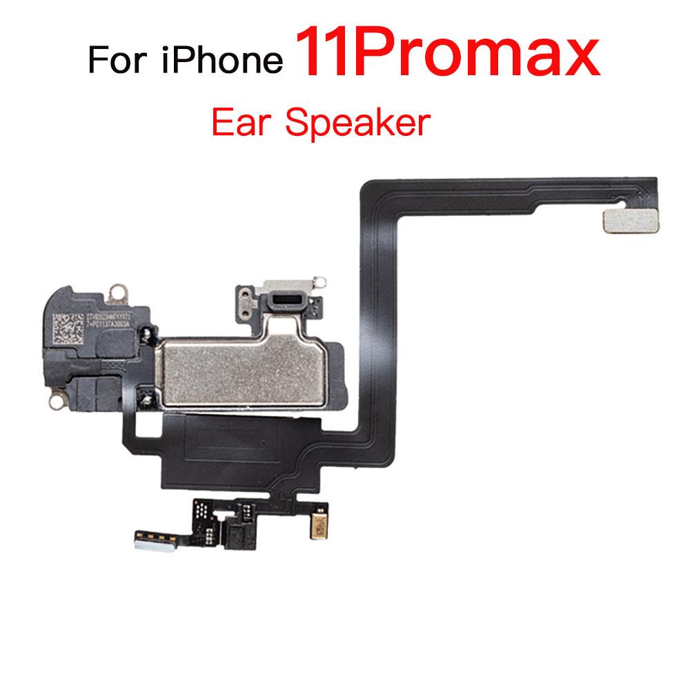 Ear Speaker Flex Cable Replacement For iPhone X XR XS 11 12 Mini Pro Max Ear Piece Upper Loudspeaker Light Sensor Microphone