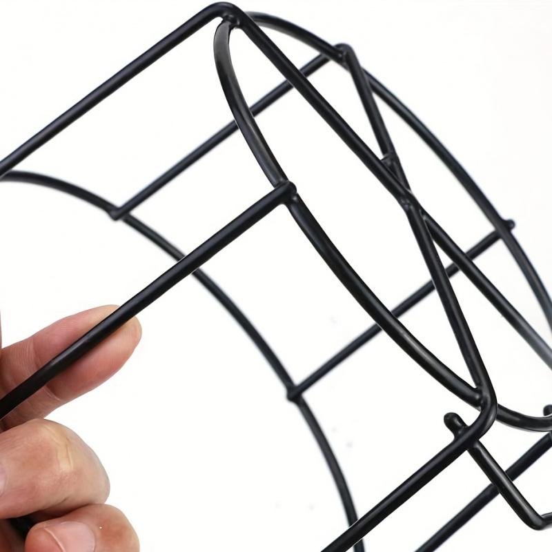 Lot de 4 jardinières rondes élégantes en métal à suspendre – Idéales pour balcon, jardin et décoration intérieure