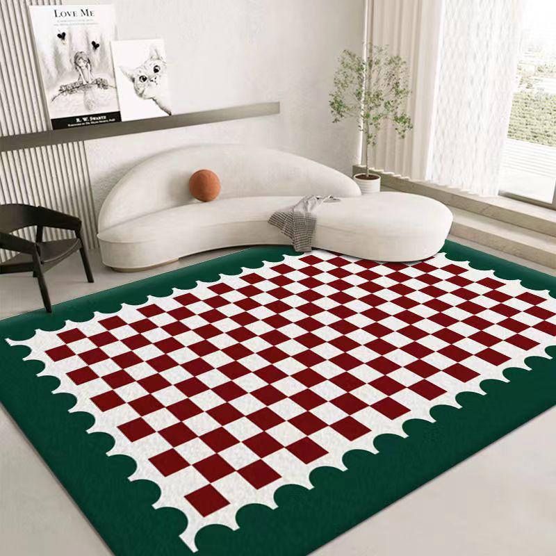 Plush Imitation Cashmere Carpet - Thick, Year-Round Floor Mat for Bedroom or Living Room