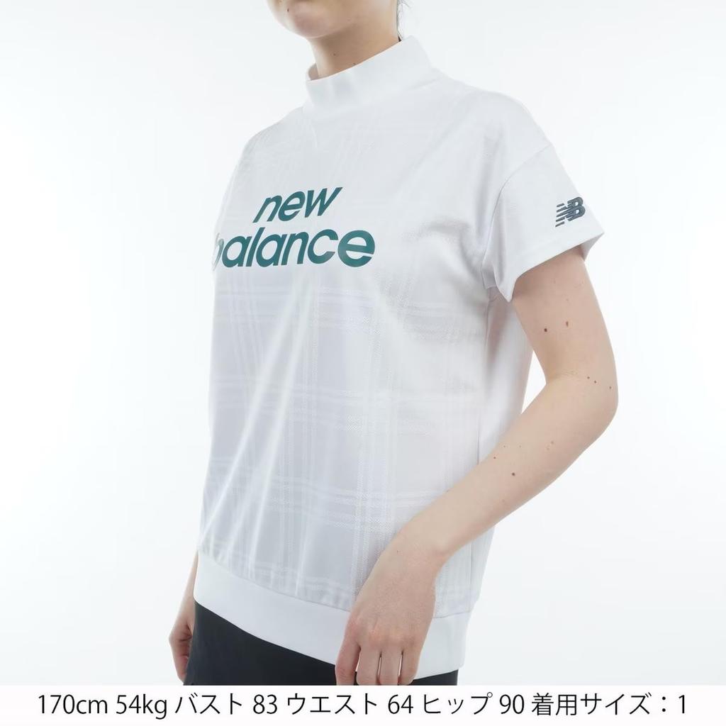 New Balance Short Sleeve Mock Neck Golf Shirt Quick 0 Women's (Moisture Wicking, Drying, Stretch) / 012-5166512 030_White [S]