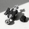 Plastic Metal Ball Head Adapter with 360 Rotation Capability for 1/4 to 17.4mm Conversion for Photography Vlog