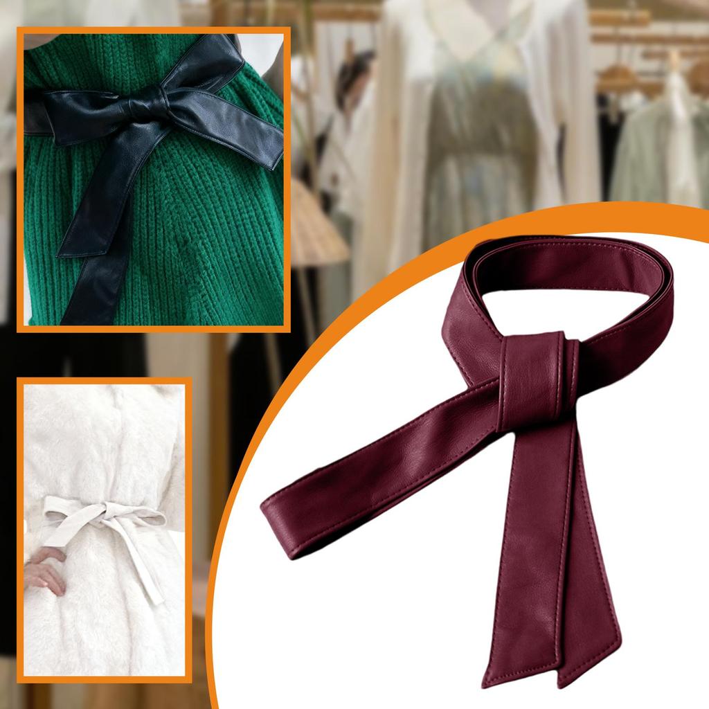 Coat Waist Belt Women Girls Premium Trench Clothing Accessories Bowknot