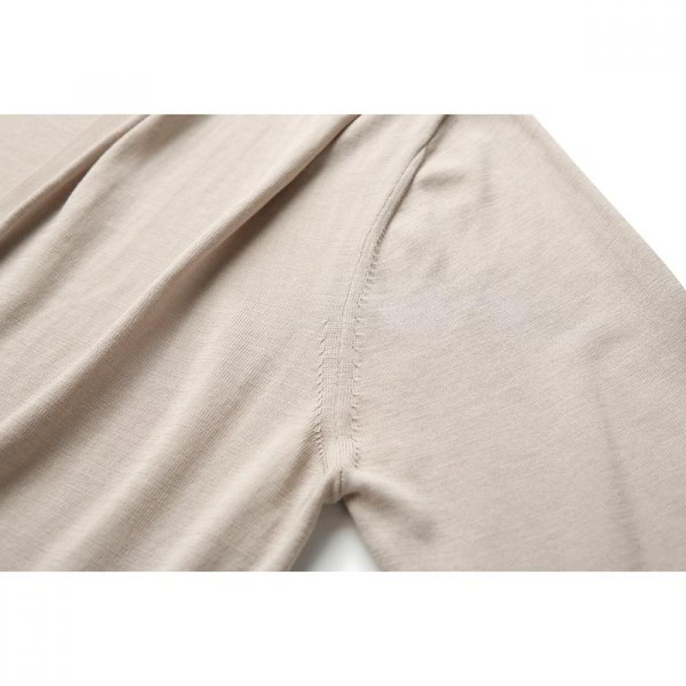 FURINA Silk Cotton V Neck Button Cardigan