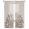 Perdele din tul cu flori Dahlia Sufragerie Bucătărie Perdele din șifon Dormitor Balcon Perdele transparentă Decor de casă la modă