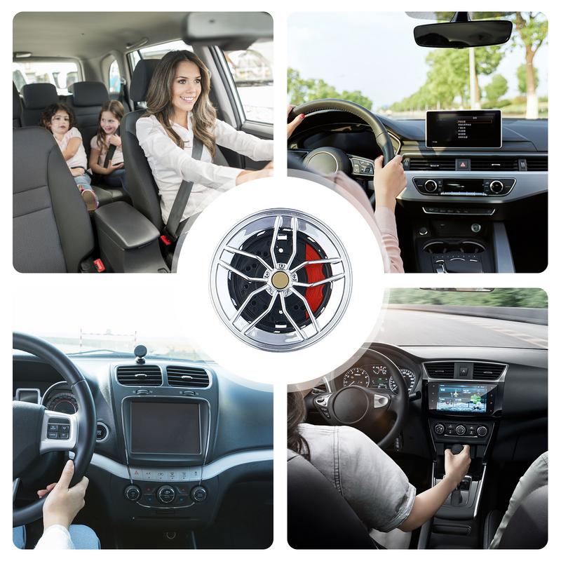 Car Vent Clip Scent Clips For Vents Rotating Car Air Freshener Wheel Design Car Fragrance Vent Clip Car Outlet Aromatherapy