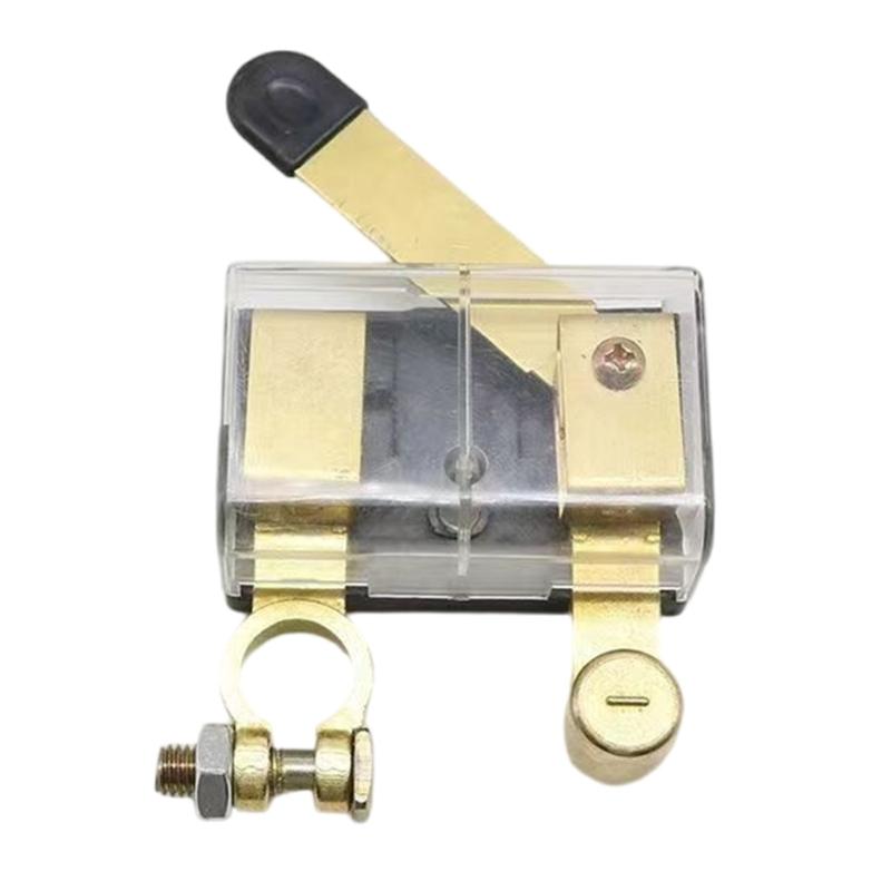 High Conductivity Battery Disconnect Switch 12V/24V 250A Top Post Negative Terminals Isolator for Marine Car Boat ATV