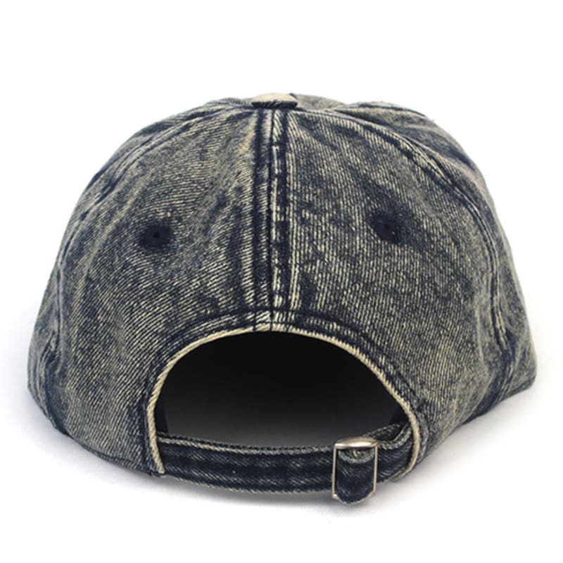 Universal chemistry Washing Denim Strapback Cap denim hat