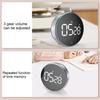 Digital Timer Magnetic Large LED Display Volume Adjustable Students Study Round Kitchen Countdown Cooking Baking Timer