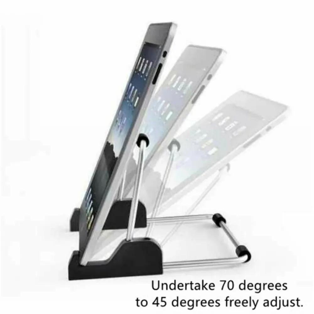 Portable Collapsible Tablet Stand Adjustable Highly Flexible Three Angles Stand Removable Steady Support Tablet Holder Universal