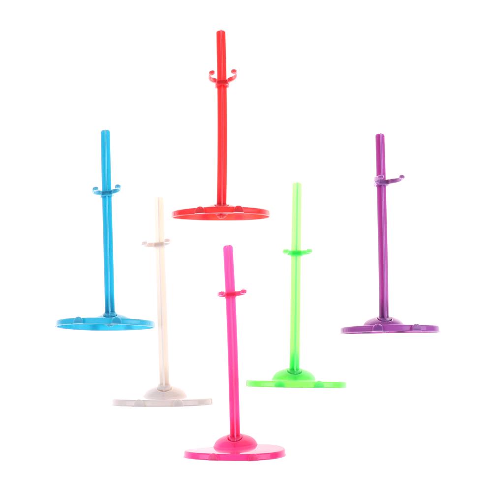 New Fashion Hot Sale 4pcs/lot Plastic 21.5cm Doll Stand Mannequin Model Display Holder For Dolls Toy
