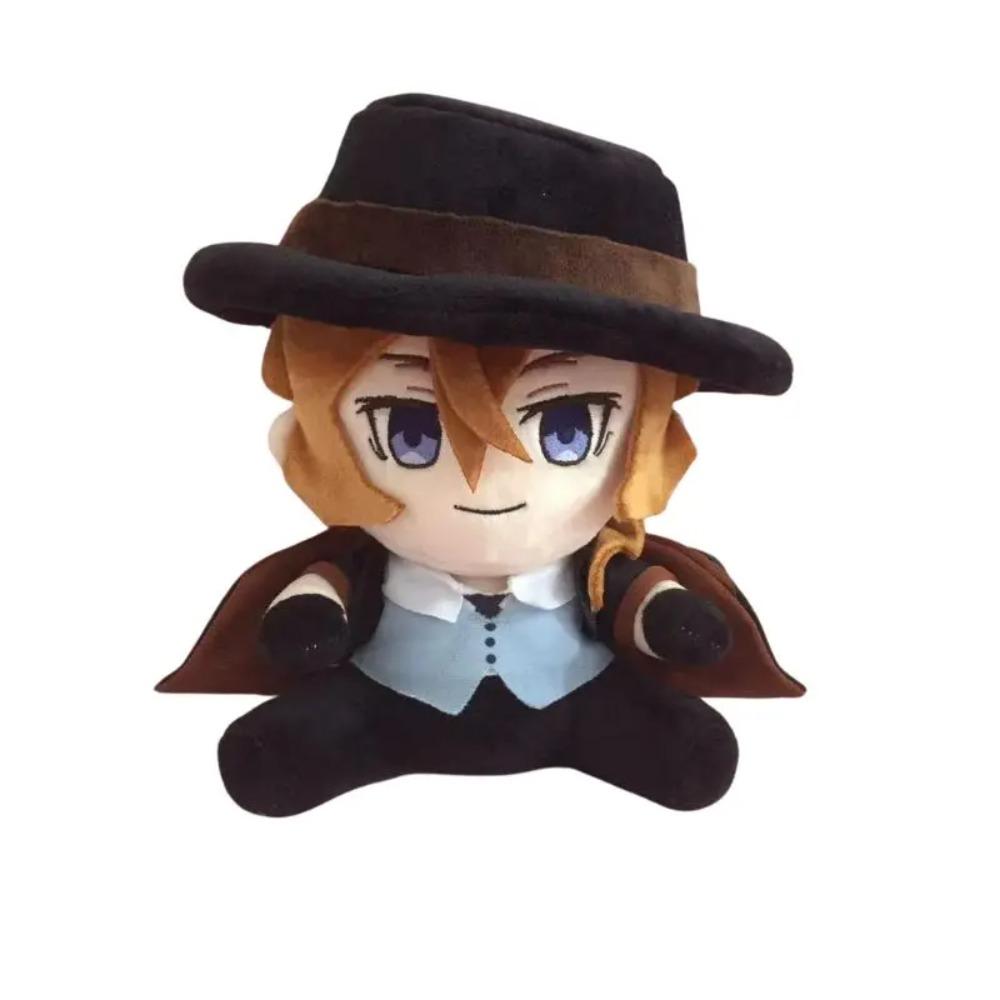 Anime Bungou Stray Dogs Plush Sigma Cosplay Doll Toy Cute Soft Stuffed Pillow Fans Gift 20cm