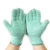 1 Pair Microfiber Dusting Gloves Plant Leaf Cleaning Gloves Fuzzy Dust Removal Gloves for Indoor Plants Furniture Blinds