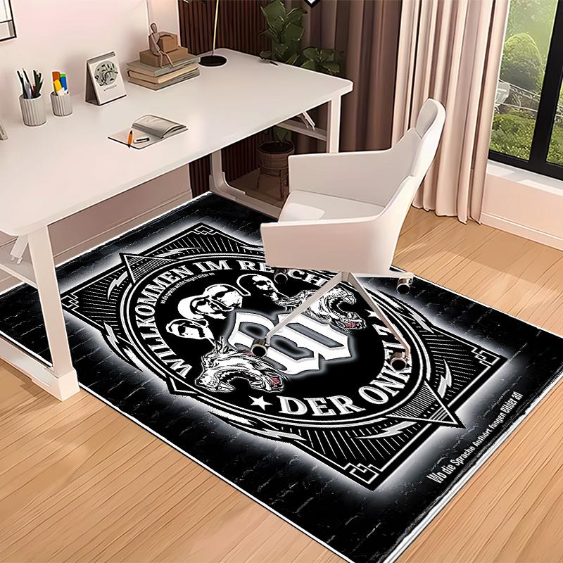 Böhse Onkelz Band Printed Absorbent Washable Carpet, Non-Slip Bathroom Mats, Kitchen Rugs, Yoga Mat,Living Room Entrance, Camping Picnic Rugs