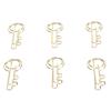 40PCS Paper Clip Unique Key Shape Portable Reusable Cute Appearance Desk Accessories for Office Clas