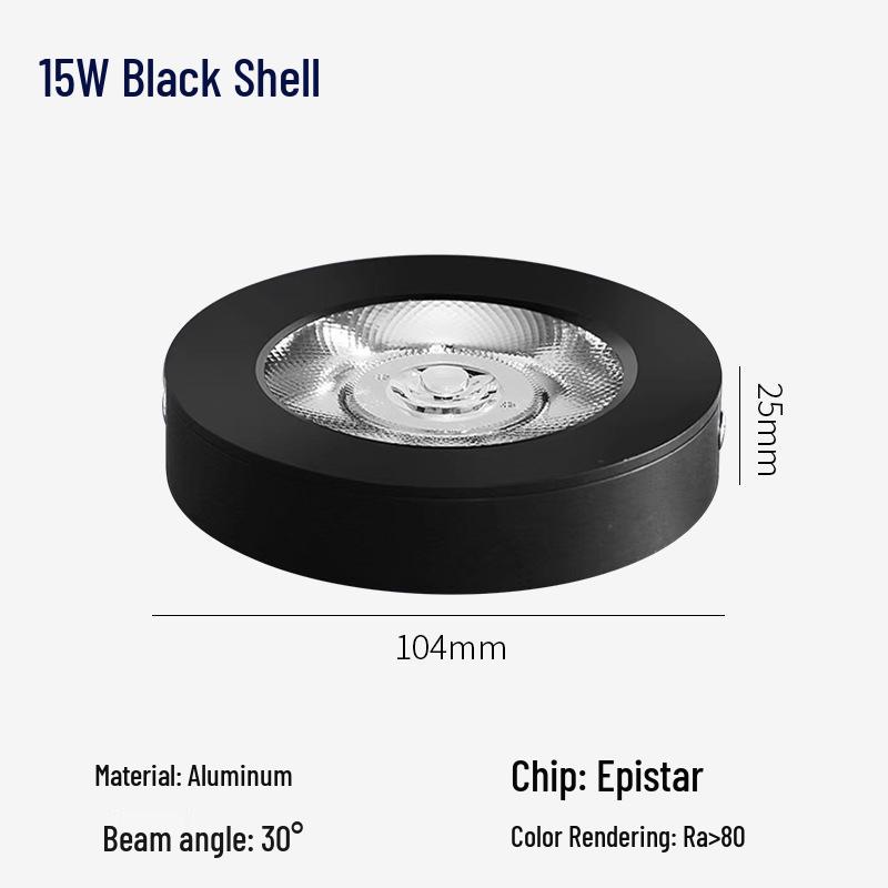 Three Pines Ultra-Thin LED Surface-Mounted Mini Spotlight for Ceiling, Wine Cabinet, and Wardrobe