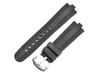 King Watch Parts Compatible with Bulgari Aftermarket Rubber Strap for Diagono Sport [Import Original] - - CH35, Black, 22/18mm
