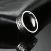 New Men's Jewelry Personalized Bicycle Irregular Bubble 8mm Wide Stainless Steel Corrosion Killing Ring