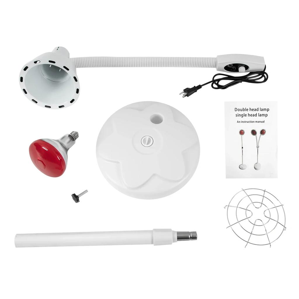 275W 10 Infrared Light Therapy, Near-Infrared Heat Lamp for Pain Relief, Red Floor Lamp Set, Muscle Pain Relief Floor Lamp