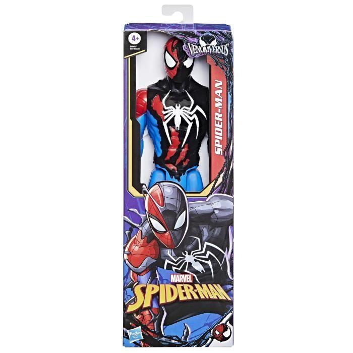 Figurine Spider-Man VenomVersus De 30 Cm, Titan Hero Series, Marvel Spider-Man VenomVersus, Dès 4 Ans