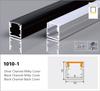 0.5m U/W Style LED Aluminum Profile Black Silver Channel Holder PC Cover Bar Lamp For Cabinet Closet Decor Linear Strip Light