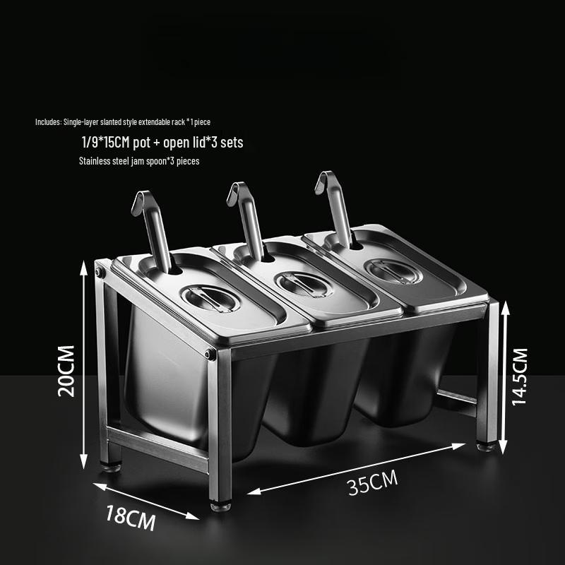 Jingbaodi Commercial Stainless Steel Portion Pan Set