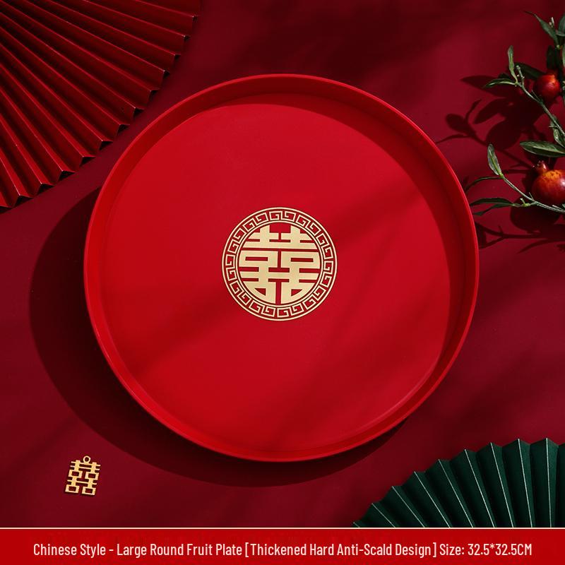 Wedding Tea & Chopstick Set: Red Bowls for Toasting and Change of Address, Complete Dowry Essentials