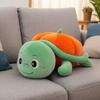 Fluffy Pumpkin Turtle Plush Toys Persimmon Turtle Animal Plush Doll Turtle Stuffed Doll  Car Decor