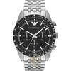 Historical Collection Black Silver Stainless Steel Men's Quartz Chronograph AR5988