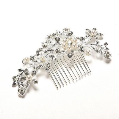 Hochzeit Blume Perlen Haar Clip Haar Kamm Für Frauen Braut