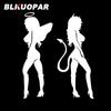 BLKUOPAR For Angel Devil Sexy Girl Car Stickers Occlusion Scratch Personality Decals Creative Surfboard Skateboard Decor