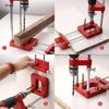 Ulable Aluminum Alloy Woodworking Drill Locator with Scale Adjustable Positioning Hand High Precision Woodworking Drilling Portable and Easy to