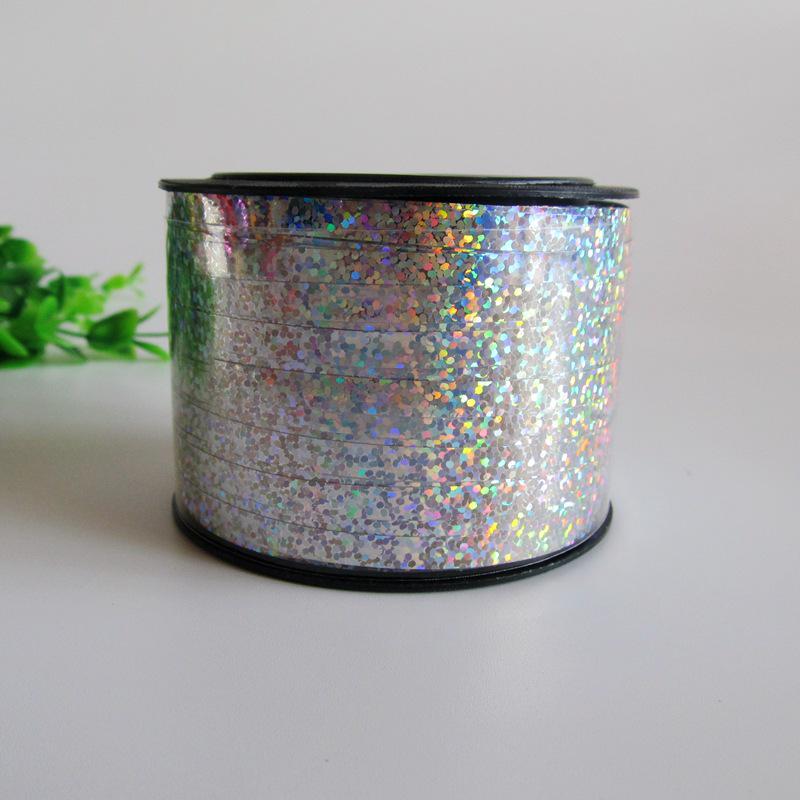 Laser Color Ribbon Roll - 100 Yards (90 Meters) for Birthday, Wedding Decorations, Gift Packaging, and Party Ties