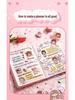 Children's Cute Journal & Planner Set with Stickers: Big Gift Box for Girls