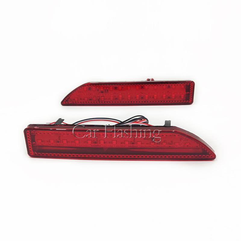 1 Set Led Rear Bumper Reflector Lights For Honda CRV CR-V 2007 2008 2009 Fog Lamp Brake Taillight Light