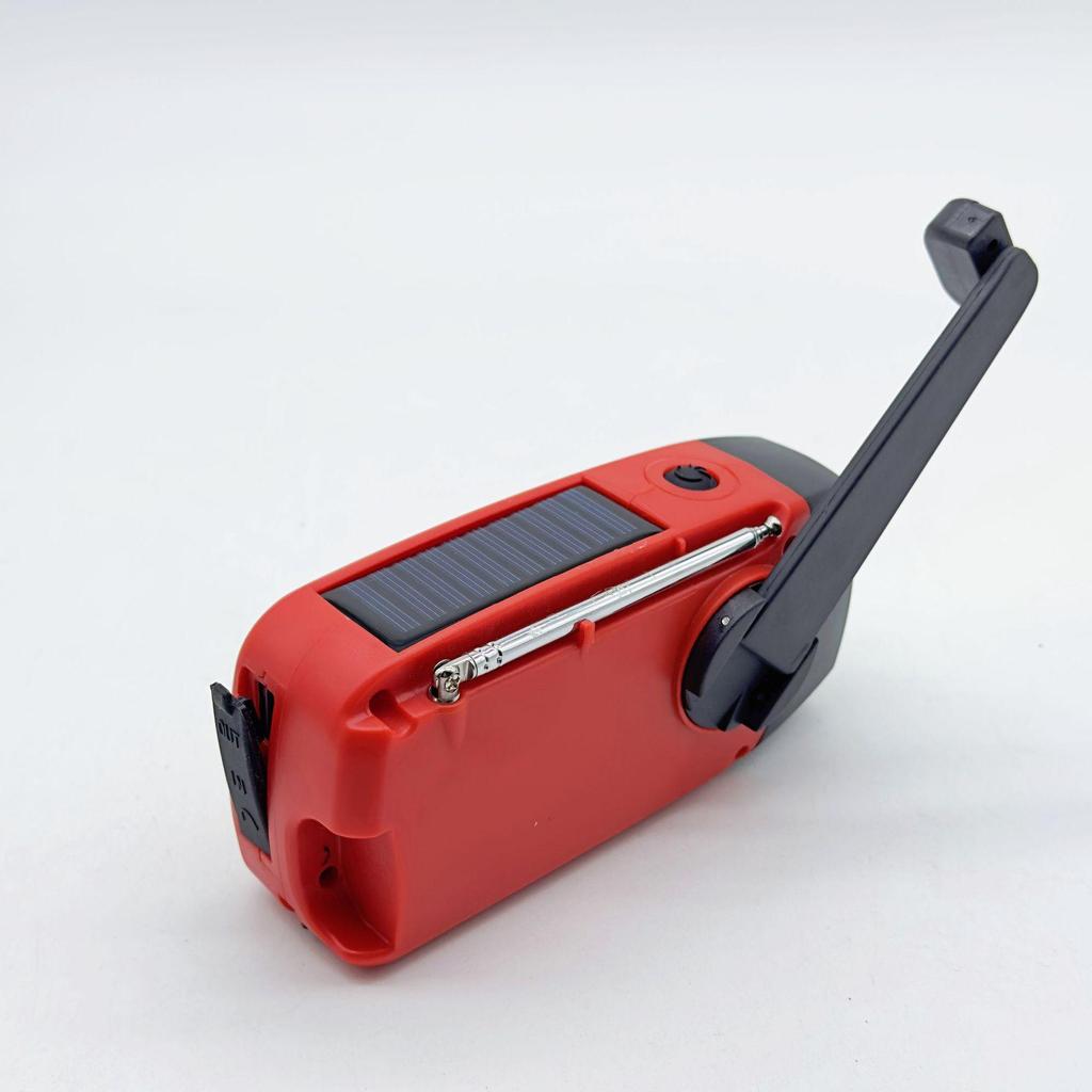 Multi-Function Solar Hand-Crank Radio with Light, Power Bank, and Large Speaker