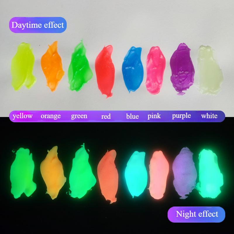 60ml Luminescent Acrylic Pigment Has Strong Adhesion and Easy To Apply To Create Artworks That Shine In The Dark