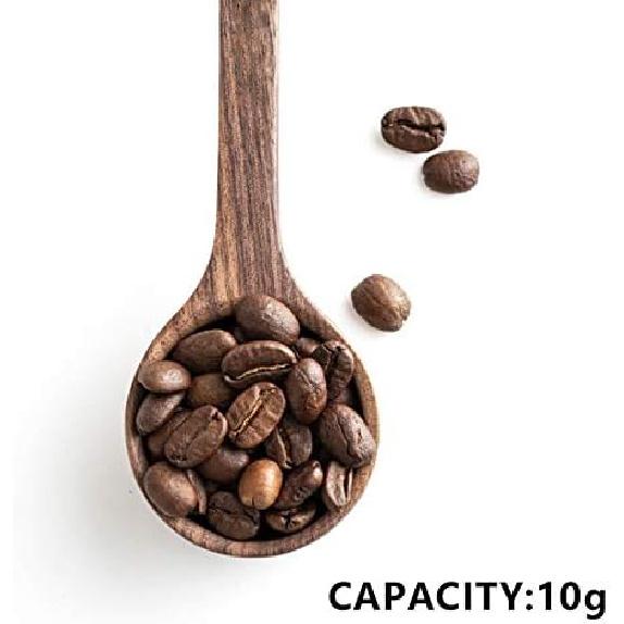 Master Srlin Long Handle Coffee Scoop with Black Walnut 10g Coffee Spoon. Measuring for Coffee Beans or Tea.Tablespoon. Coffee Accessories, Coffee