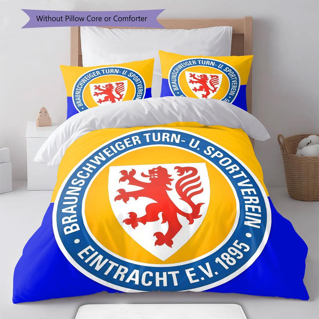 Eintracht Legacy Bedding Quilt Set Quilt Cover Pillowcase Home Decoration Birthday Gift (1 * duvet cover + 2 * pillowcase, without core)