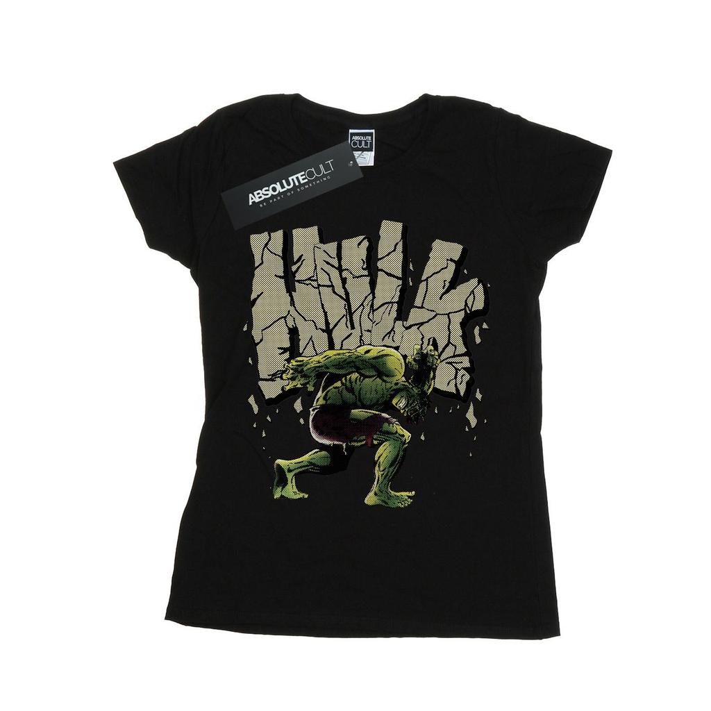 Marvel Womens/Ladies Hulk Rock Cotton T-Shirt
