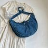 Denim Bag Women Tote Bag Student Class Large Capacity Shoulder Bag Crossbody Bag