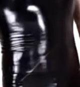 Wet Look Vinyl Catsuit Sparkling Pu