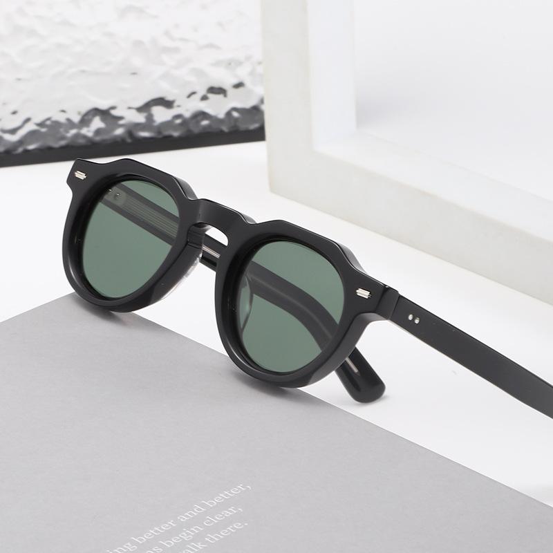 Premium Acetate Retro Polarized Sunglasses UV400 Men Women Japanese Style Outdoor Eyewear Bulk