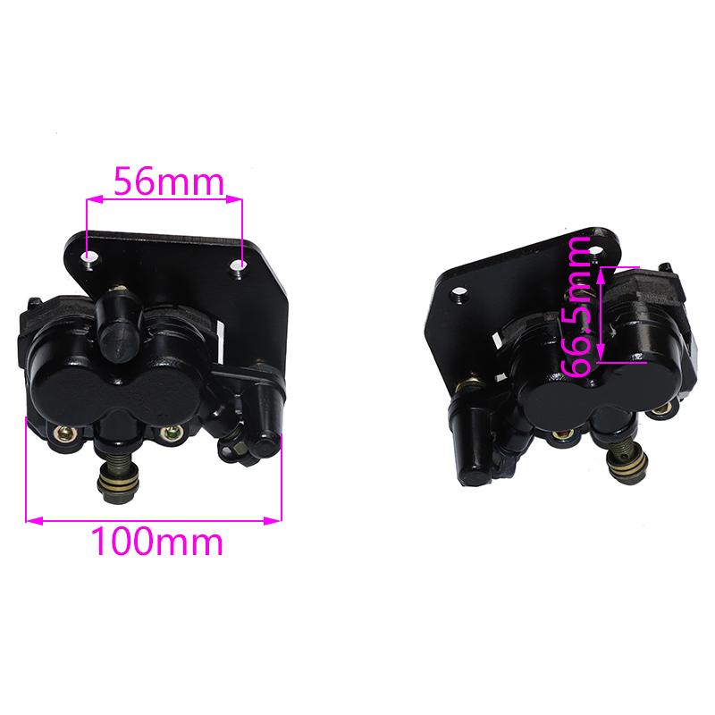 1 piece motorcycle rear disc hydraulic left/right brake caliper assembly for 100-125cc engine rear brake caliper