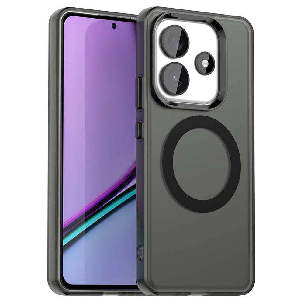 Para Xiaomi Redmi Note 14 5G Capa Compatível com MagSafe PC+TPU+PET Capa de Telefone Anti-Queda