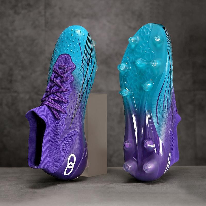 

20252025 New Seamless Flying Weaving Large Size Football Shoes Men s and Women s Spikes Xiyin Amazon Size 35-46 35