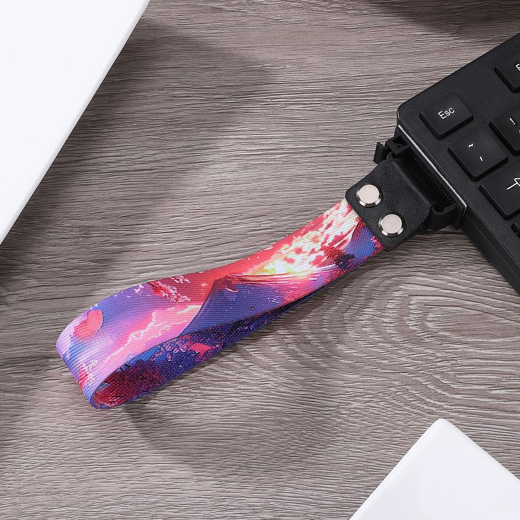 Stylish Twill Keyboards Strap Quality  Keyboards Strap with Vibrantly Anime Prints Durability Lanyard for Devices