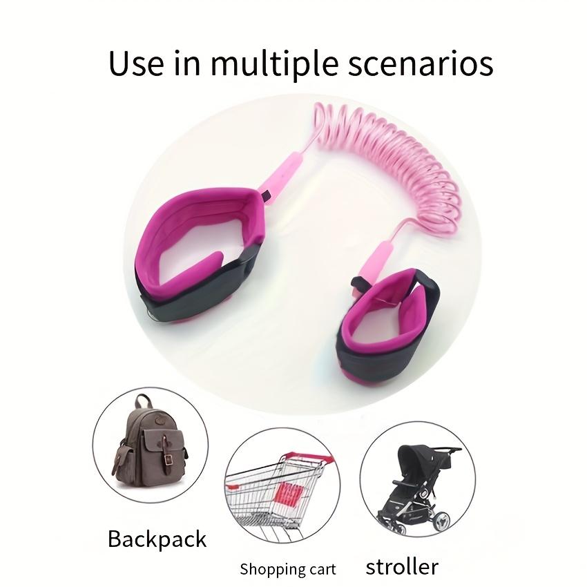 1PC Children's Anti-lost Traction Rope Safety Wristband Bracelet Anti-lost Belt Baby Traction Belt Retractable Spring Rope Artifact