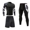 Men's Quick-Dry Long Sleeve Sports Set - Fitness & Basketball Training Suit